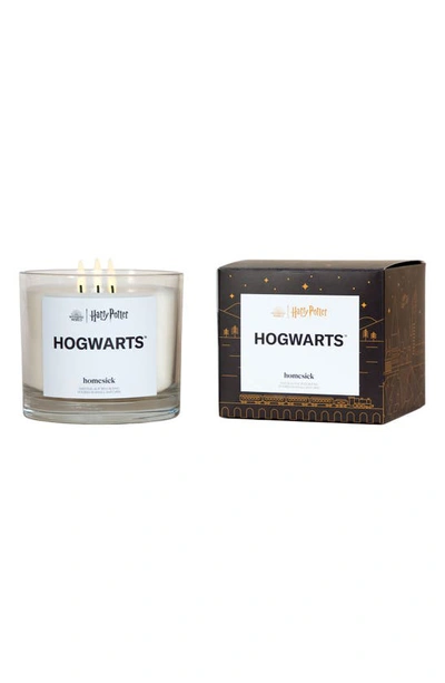 Shop Homesick Hogwarts 3-wick Candle In White
