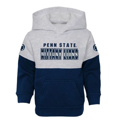Shop Outerstuff Infant Heather Gray/navy Penn State Nittany Lions Playmaker Pullover Hoodie & Pants Set