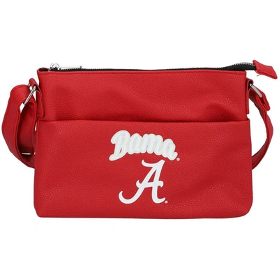 Shop Foco Alabama Crimson Tide Logo Script Crossbody Handbag In Red