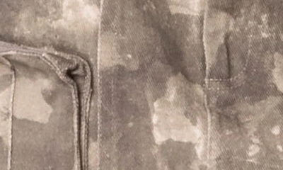 Edikted Camo Cotton Cargo Miniskirt In Olive