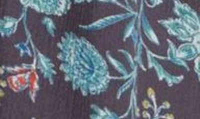 Shop Treasure & Bond Print Woven Duster In Navy Boho Flowers