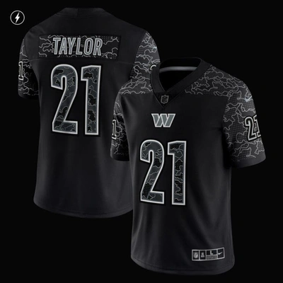 Washington Commanders Sean Taylor Nike Black RFLCTV Reflective Limited  Jersey