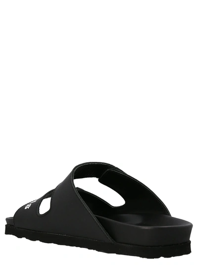 Shop Palm Angels '' Sandals In White/black