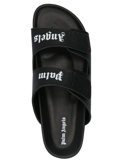 Shop Palm Angels '' Sandals In White/black