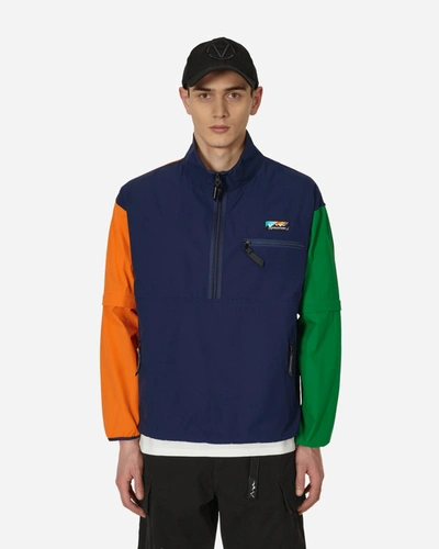Shop Manastash Poppy Pop Over Jacket In Multicolor