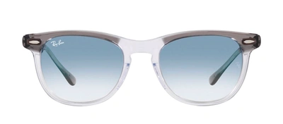 Shop Ray Ban Rb2398 13553f Oval Sunglasses In Blue