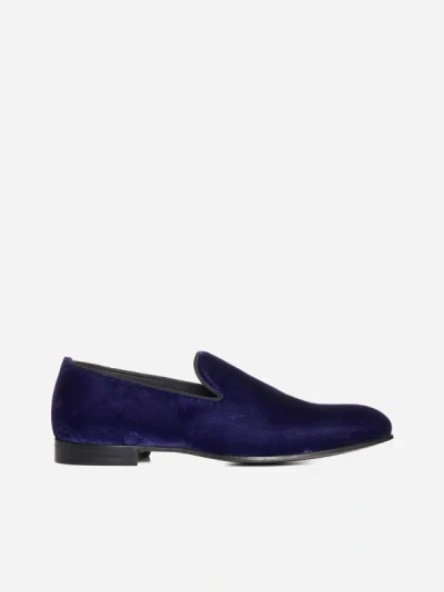 Shop D4.0 Fodera Softy Loafers In Purple