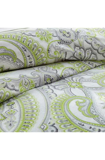 Southshore Fine Linens Pure Melody Printed Comforter Set In Green