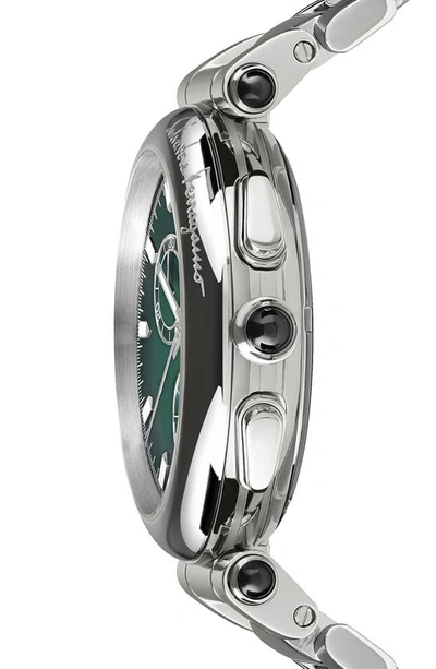 Ferragamo Idillio Chrono Bracelet Watch In Stainless Steel