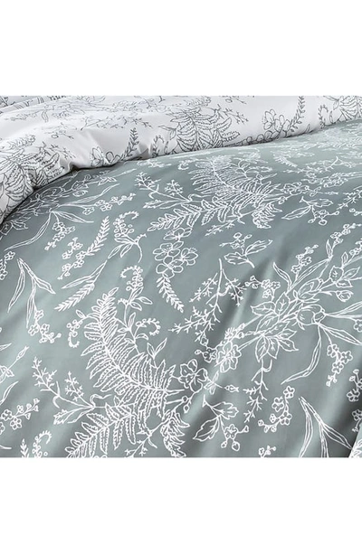 Southshore Fine Linens Winter Brush Reversible Comforter Sets In Teal