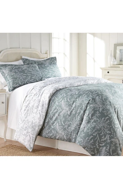 Southshore Fine Linens Winter Brush Reversible Comforter Sets In Teal