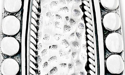 Samuel B. Silver Hammered Pendant In Silver