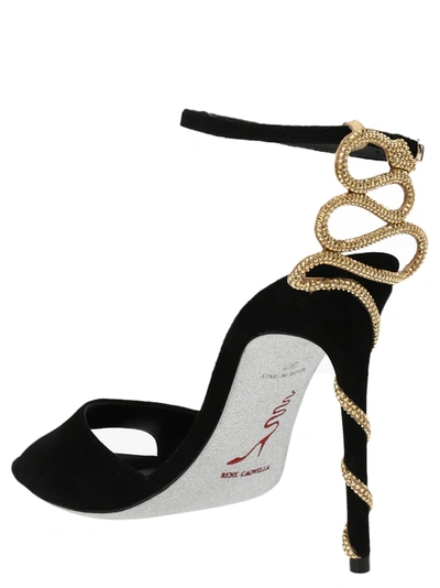 Shop René Caovilla 'morgana' Sandals In Black