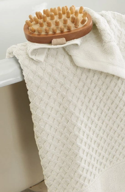 Woven & Weft Diamond Texture Towel 6-piece Set In Ivory