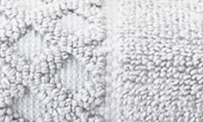 Woven & Weft Diamond Texture Towel 6-piece Set In Light Grey