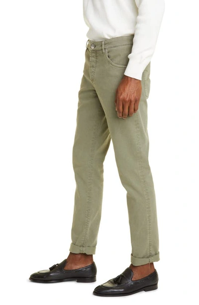 Shop Brunello Cucinelli Stretch Denim Jeans In C7348 Military
