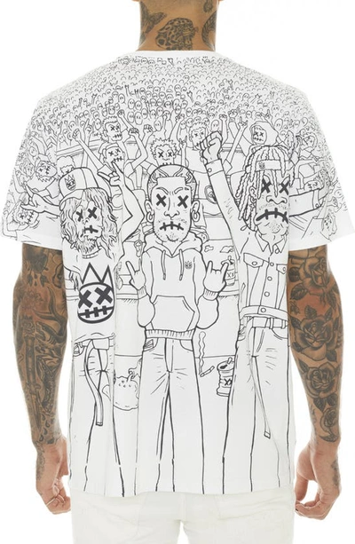 Shop Cult Of Individuality Cotton Graphic Tee In White