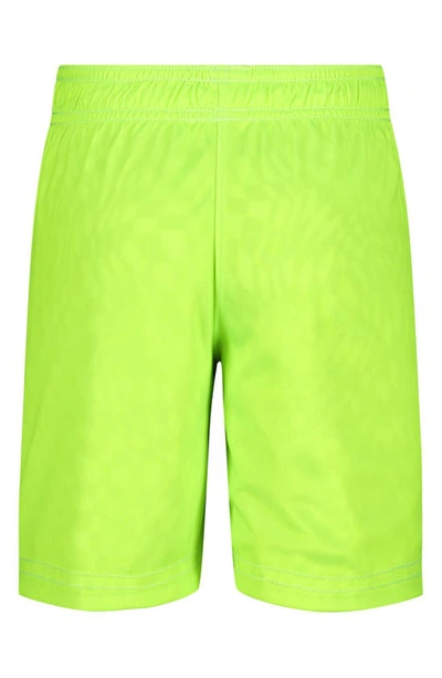 Shop Under Armour Speedcheck Reversible Shorts In Lime Surge