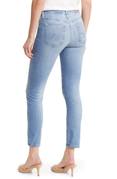 Shop Ag The Prima Mid Rise Stretch Ankle Cigarette Jeans In Meadowland