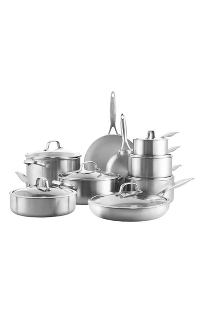 Shop Greenpan Venice Pro 16-piece Stainless Steel Ceramic Nonstick Cookware Set