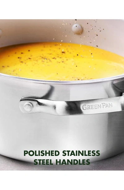Shop Greenpan Venice Pro 16-piece Stainless Steel Ceramic Nonstick Cookware Set