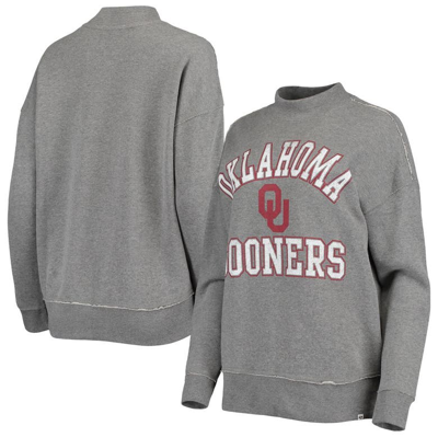 Shop 47 ' Heathered Gray Oklahoma Sooners Sasha Ivy Pullover Sweatshirt In Heather Gray