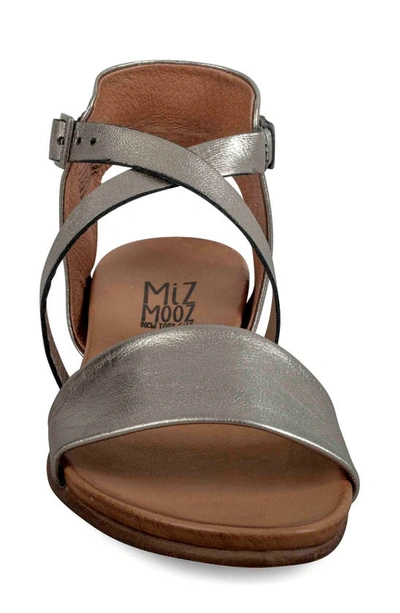 Shop Miz Mooz Aster Sandal In Pewter