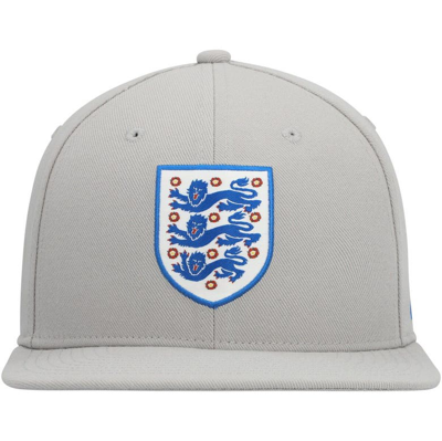 Shop Nike Gray England National Team Pro Snapback Hat