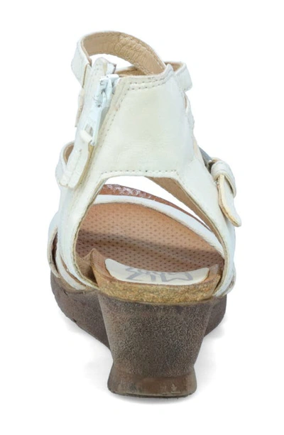 Shop Miz Mooz 'shay' Wedge Sandal In Linen