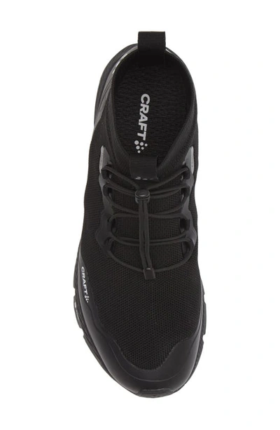 Shop Craft Nordic Fuseknit Hydro Waterproof Trail Running Shoe In Black/ Black