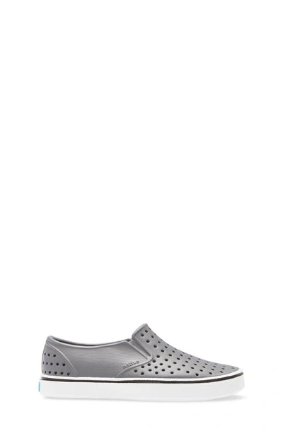 Native Shoes Miles Slip-on Sneaker In Dblgry/shlwht