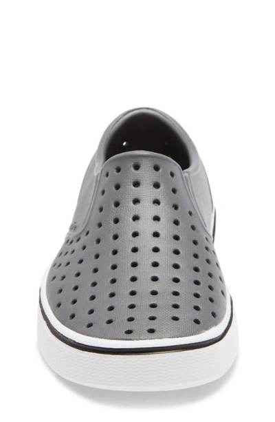 Native Shoes Miles Slip-on Sneaker In Dblgry/shlwht