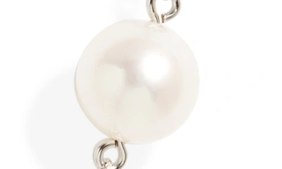 Shop Mikimoto Akoya Pearl Station Chain Necklace In White Gold