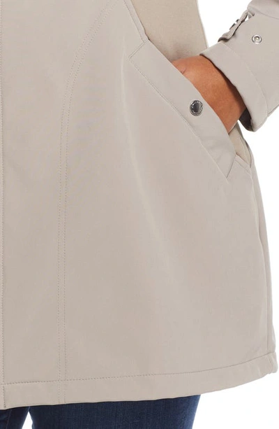 Gallery Soft Shell Water Resistant Jacket In Peeble
