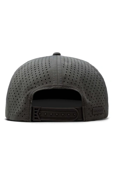 Shop Melin Coronado Brick Hydro Performance Snapback Hat In Heather Charcoal