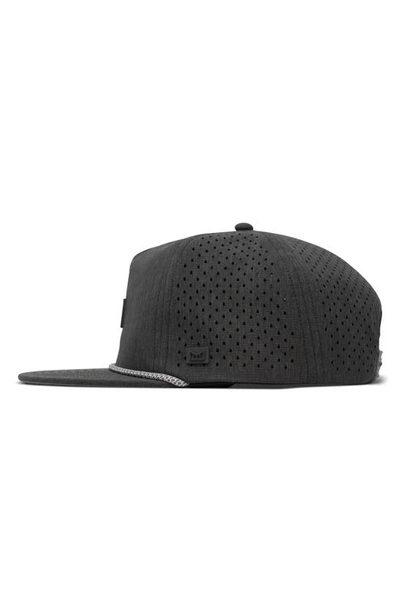 Melin Hydro Coronado Snapback Baseball Cap In Heather Charcoal