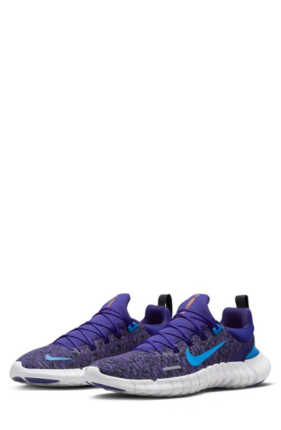 Nike Free Run 5.0 Running Shoe In Blue | ModeSens