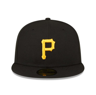 New Era Men's Pittsburgh Pirates Game Authentic Collection On-field 59fifty Fitted Cap In Black