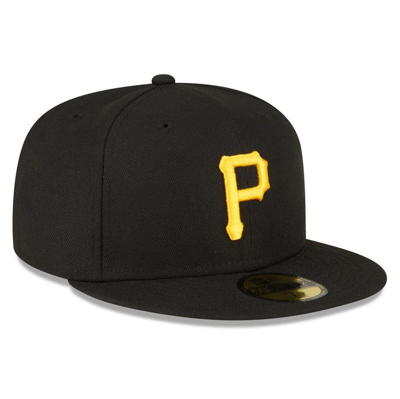 Shop New Era Black Pittsburgh Pirates Authentic Collection Replica 59fifty Fitted Hat
