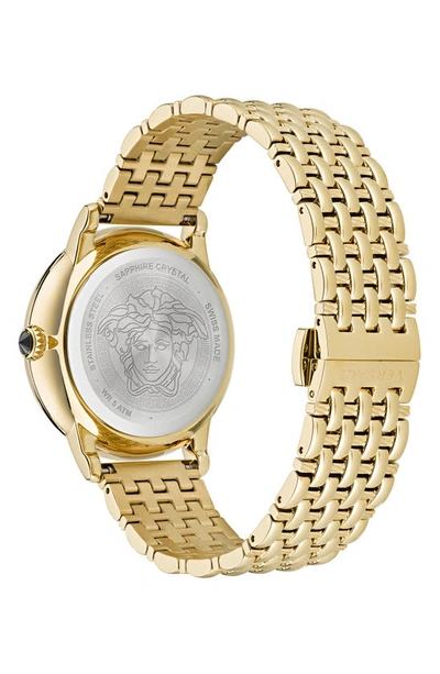 Shop Versace Medusa Alchemy Bracelet Watch, 38mm In Ip Yellow Gold