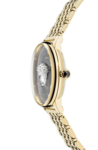Shop Versace Medusa Alchemy Bracelet Watch, 38mm In Ip Yellow Gold