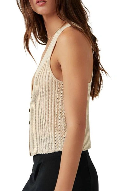 Shop Free People Seascape Sweater Vest In Conch Combo