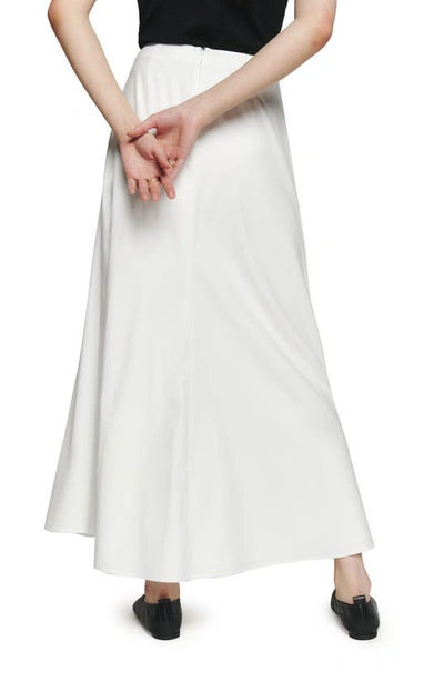 Shop Reformation Lucy Stretch Organic Cotton Skirt In White