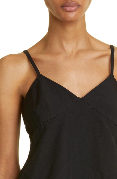 Shop Comme Des Garçons Comme Des Garçons Garment Dyed Oxford Cloth Camisole In Black