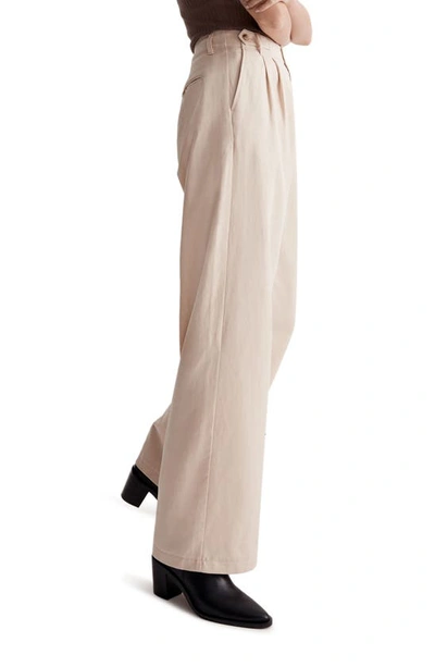 Shop Madewell Harlow Wide Leg Pants In Harvest Moon