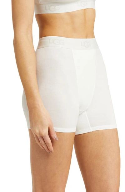 Ugg Alexiah Pajama Boy Shorts In Nimbus