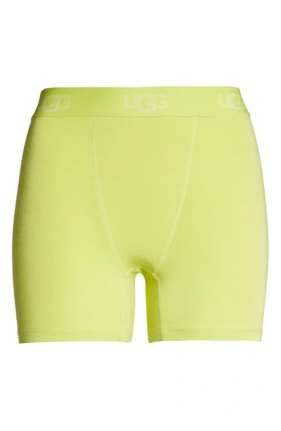 Shop Ugg Alexiah Boy Shorts In Tennis Green