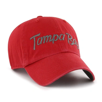 Shop 47 ' Red Tampa Bay Buccaneers Crosstown Clean Up Adjustable Hat