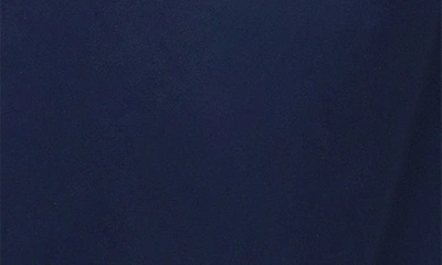 House Of Cb Slit Satin Maxi Dress In Navy