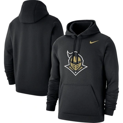 Shop Nike Black Ucf Knights Logo Club Pullover Hoodie